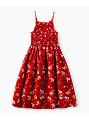 Jelliene Viscose Knit Printed Dress for Girls, 13-14 Years, Red