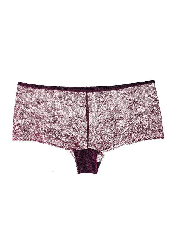 Lacy Dreams Comfortable Lace Brief, Medium, Violet