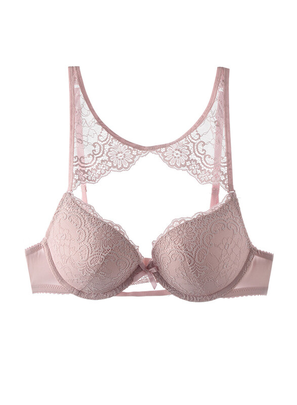 

Lacy Dreams Single Casual Bra, Pink, 36B