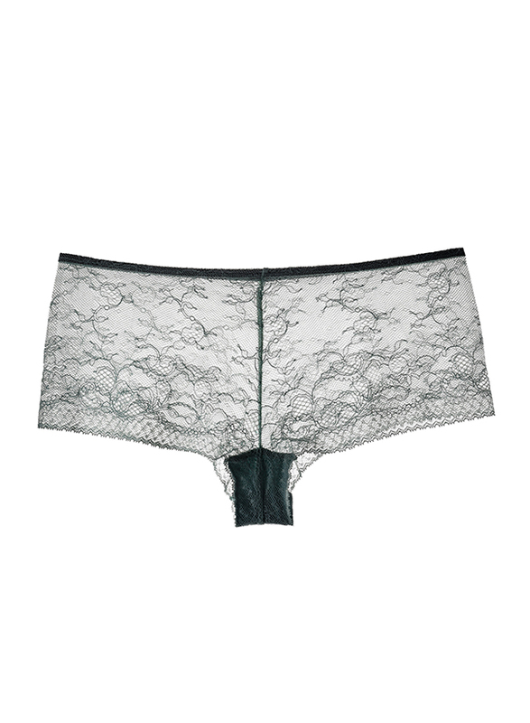 Lacy Dreams Comfortable Lace Brief, Medium, Blue