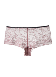 Lacy Dreams Comfortable Lace Brief, Medium, Pink