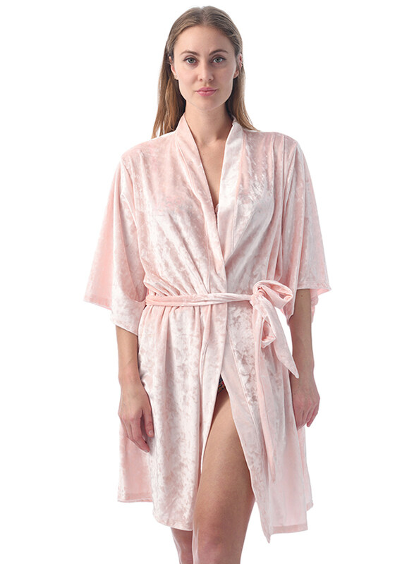 

Lacy Dreams Elegant and Comfortable Sleepwear Robe, Medium, Pink