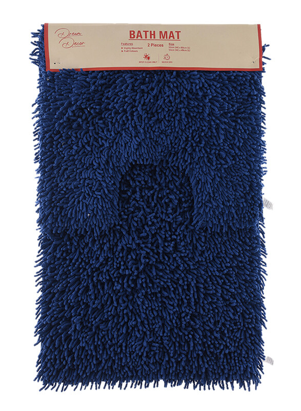 

Dream Decor Bath Mat And Contour, 2 Piece, Blue