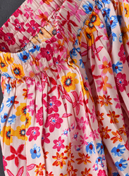 Jelliene Viscose Printed Skirt for Girls, 9-12 Months, Multicolour
