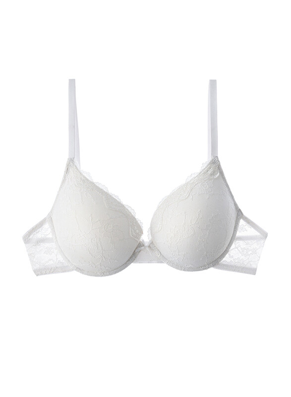 

Lacy Dreams Casual Lace Bra, 36C, Off White