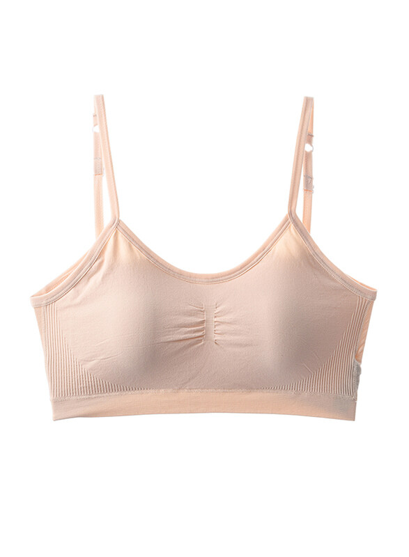 

Lacy Dreams Casual Seamless Bra, Extra Large, Beige