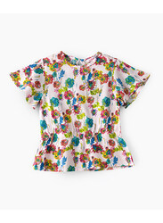 Jelliene Viscose Printed Blouse for Girls, 5-6 Years, Multicolour