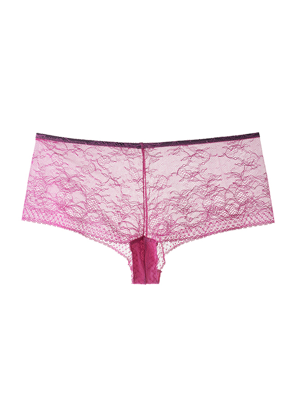 Lacy Dreams Comfortable Lace Hipster, Extra Large, Pink