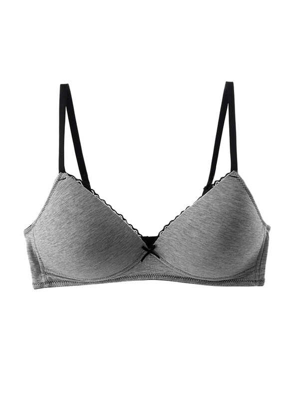 

Lacy Dreams Casual Lace Bra, 36A, Dark Grey
