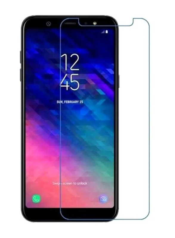 Samsung Galaxy A6 Plus (2018) Mobile Phone Tempered Glass Screen Protector, Clear