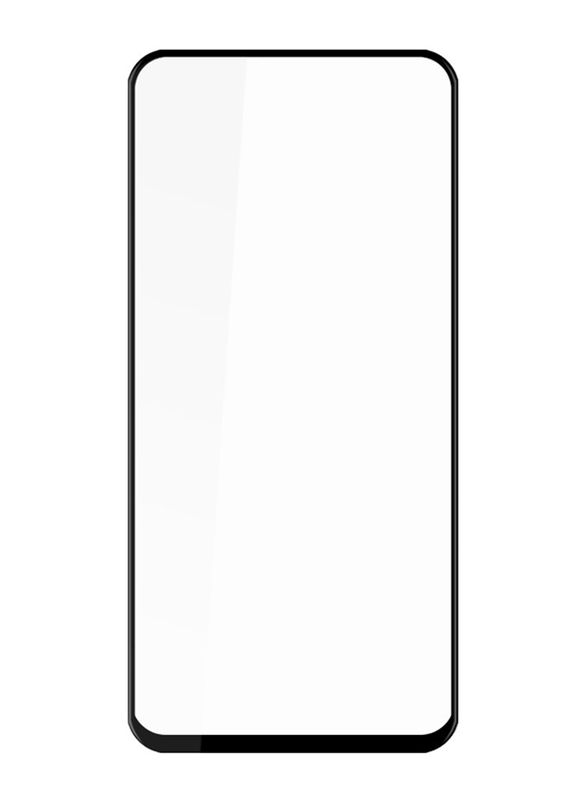 واقي شاشة من الزجاج المقوى لجهاز هواوي Y9 برايم (2019) ، أسود / شفاف