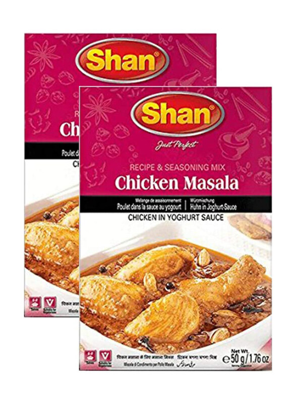 

Shan Chicken Masala 2 x 50g + Nihari Masala 60g