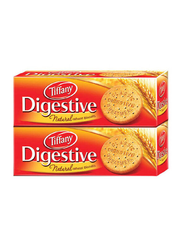 

Tiffany Digestive Natural Wheat Biscuits, 2 x 400g