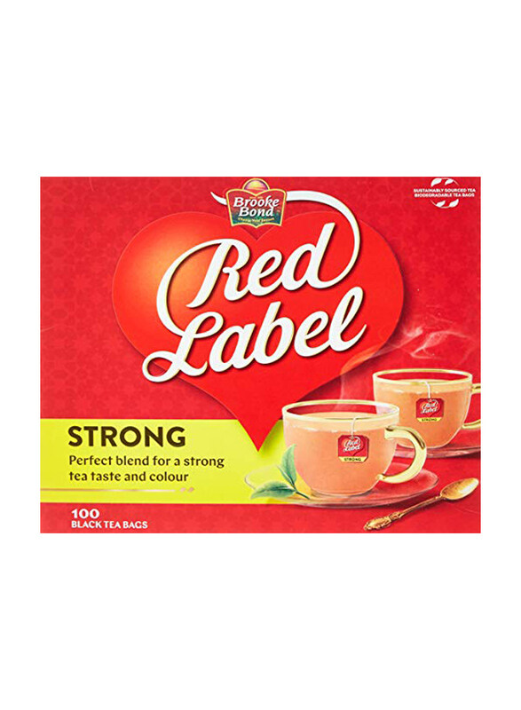 

Brooke Bond Red Label Black Tea, 100 Tea Bags