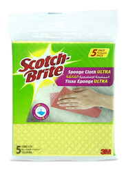 Scotch Brite Sponge Cloth Ultra, 5 Pieces