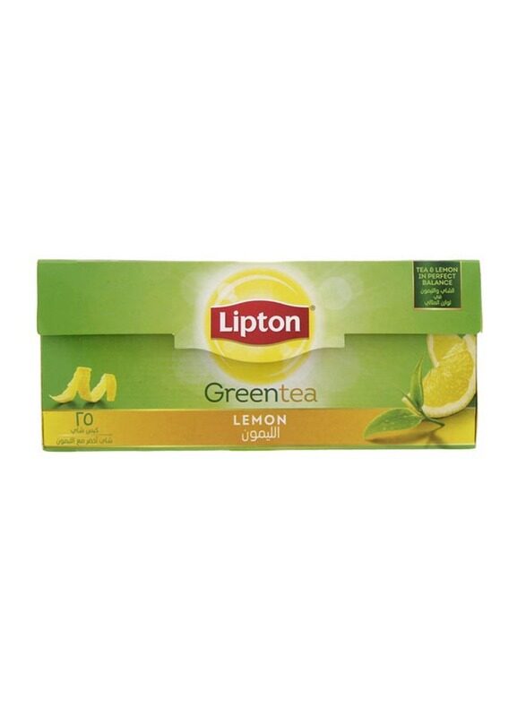 

Lipton Lemon Green Tea, 25 Tea Bags x 1.5g