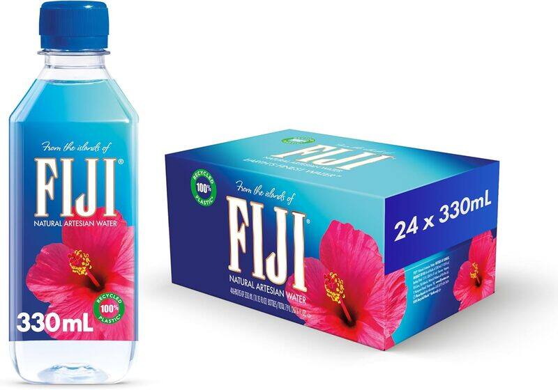 

FIJI Water Natural Artesian Bottled 330 mL / 11.15 Fl Ounce (Pack of 24)