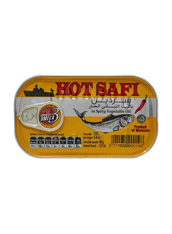 

Safi Sardine Hot & Spicy Oil, 125g