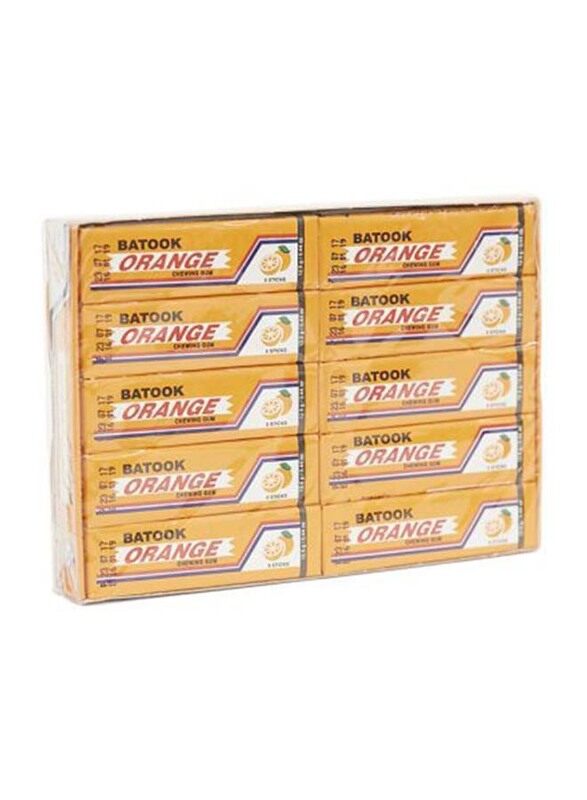 

Batook Orange Chewing Gum, 20 x 12.5g