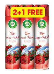 Air Wick Rose Air Freshener, 3 Pieces x 300ml