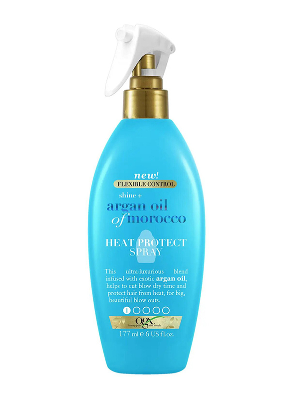 Ogx Shine+ Argan Oil of Morocco Heat Protect Spray, 177ml