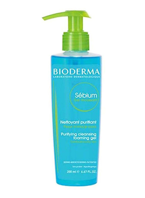 Bioderma Sebium Gel Moussant Face Wash, 200ml