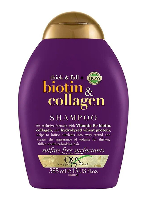 Ogx Biotin & Collagen Shampoo, 385ml