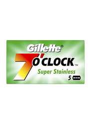 Gillette 7 O'clock Super Stainless Blade, 20 Pieces