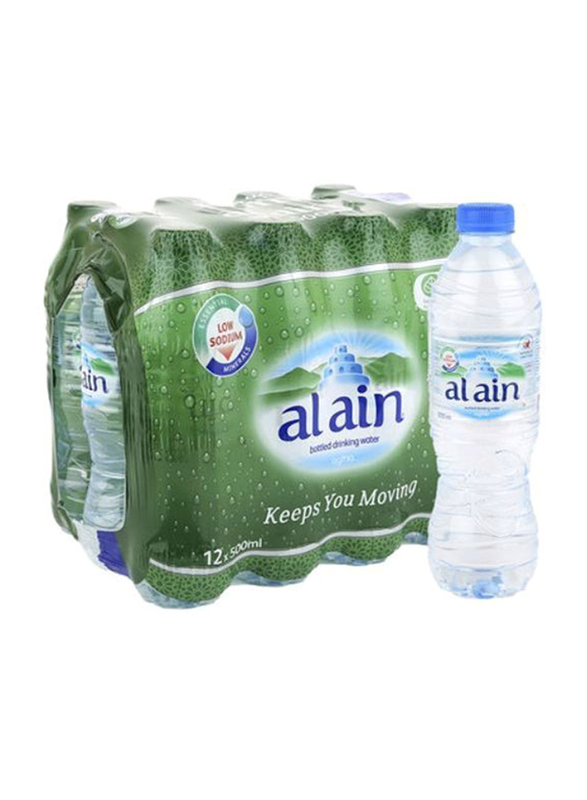 Al Ain Water Bottle, 12 x 500ml