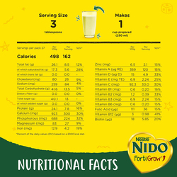 Nestle NIDO Fortified Full Cream Milk Powder Pouch, 900g