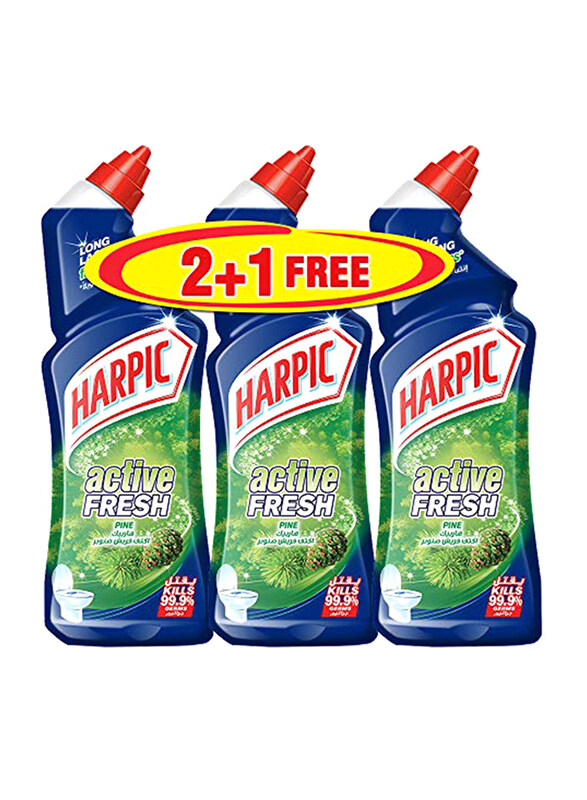 

Harpic Liquid Active Fresh Pine Toilet Cleaner, 3 x 750ml