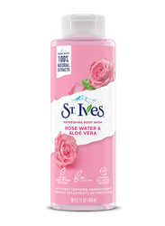 St. Ives Rose Water & Aloe Vera Refreshing Body Wash, 473ml