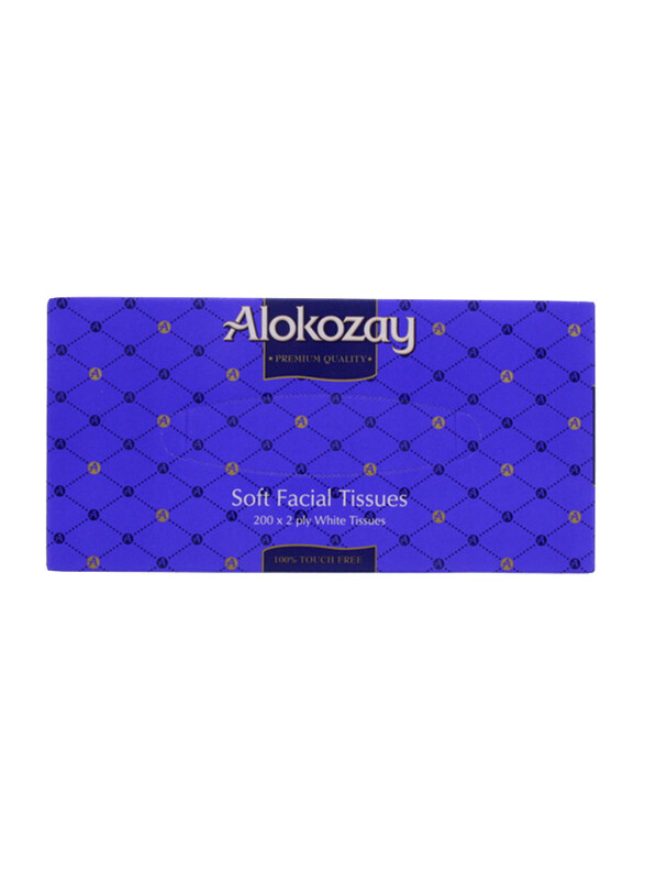 

Alokozay Facial Tissues, 200 Sheets x 2 Ply