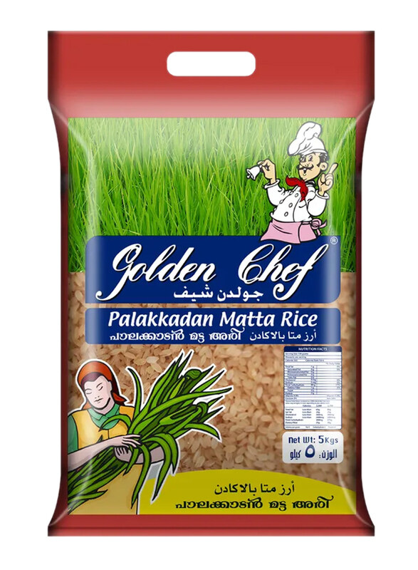 

Golden Chef Palakkadan Matta Rice, 5 Kg