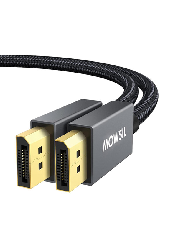 

Mowsil 5-Meters 8K 60Hz DisplayPort 1.4 Cable, Gold-Plated High Speed DisplayPort to DisplayPort for Gaming Monitor/Graphics Card/TV/PC/Laptop, Black