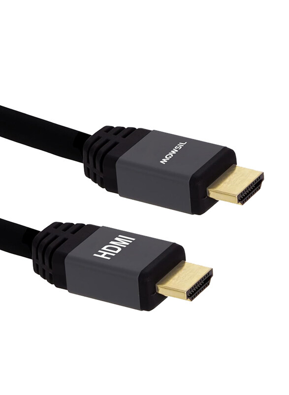 

Mowsil 1.8-Meter 4K HDMI Cable, HDMI to HDMI for MacBook Pro/TV/Switch/Xbox/PS5/PC/Laptop, Black