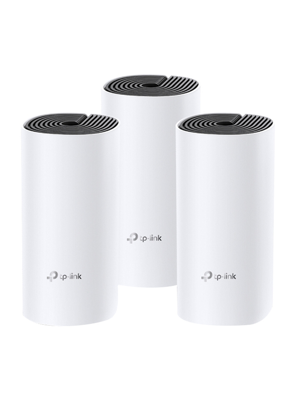 TP-Link Deco M4 AC1200 Whole Home Mesh Wi-Fi System, 3 Pack, White