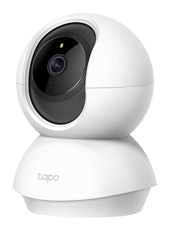 تي بي لينك تابو C200 كاميرا مراقبة ذكية ثنائية الاتجاه ، دوران 360 درجة / عرض إمالة ، أبيض