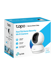 TP Link Tapo C200 2-Way Smart Security Camera, 360° Rotational Pan/Tilt View, White