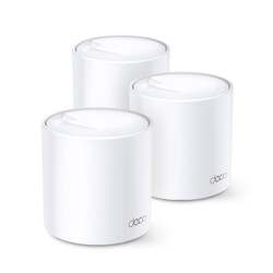 TP-Link AX1800 Whole Home Mesh Wi-Fi 6 System - Covers up to 5800 Sq.Ft, Replaces WiFi Routers and WiFi Extenders, Works with Alexa, Deco X20(3-Pack)