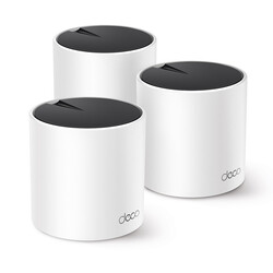 TP-Link Deco AX3000 WiFi 6 Mesh System(Deco X55) - Covers up to 6500 Sq.Ft, Replaces Wireless Router and Extender, 3 Gigabit ports per unit, supports Ethernet Backhaul (3-pack)