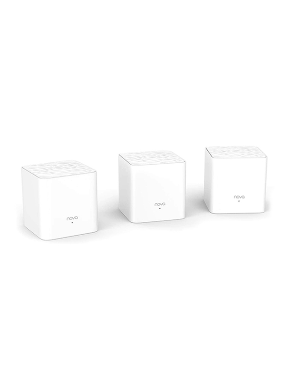 Tenda Nova Whole Home Mesh Wi-Fi System, 3-Pieces, MW3, White