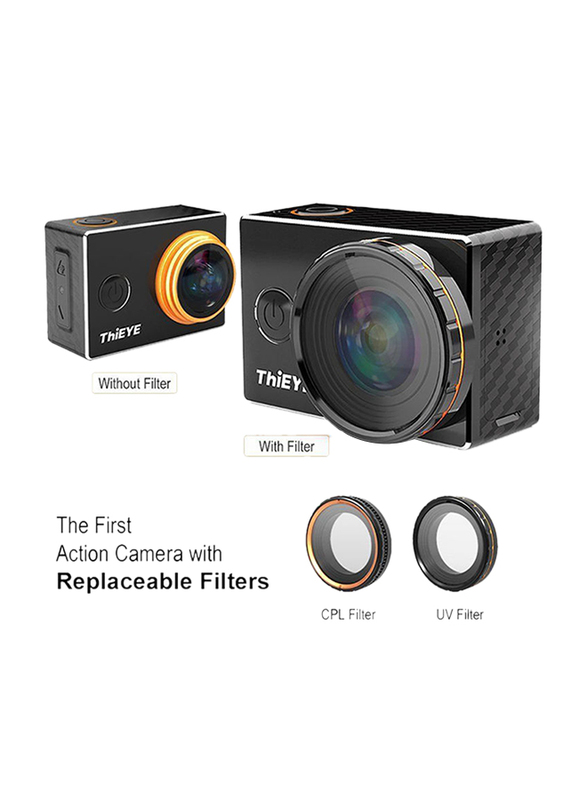 Thi Eye V6 Sports And Action Camera 4K Full HD, 12MP, Black