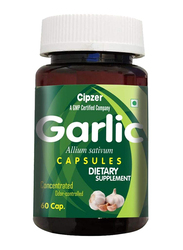 Cipzer Garlic Dietary Supplement, 500mg, 60 Softgel Capsules
