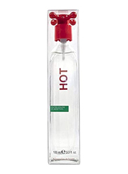 United Colors of Benetton Hot 100ml EDT for Women with Plastic Box