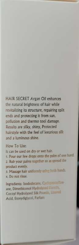 Argan oil hair therapy 100ml