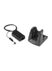 Zebra MC3XXX Single Slot Serial/USB Cradle Kit, Black