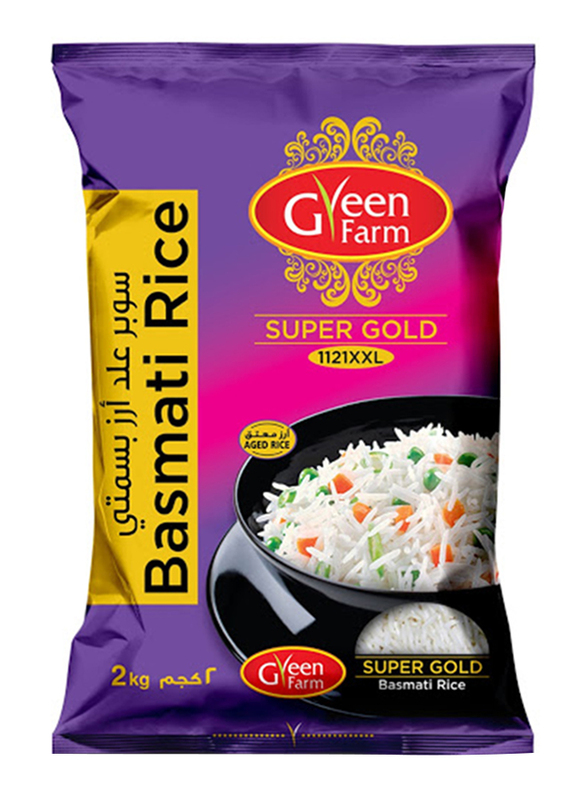 Green Farm Super Gold Basmati Rice, 2 Kg