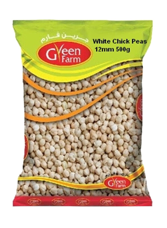 

Green Farm 12mm White Chick Peas, 500g