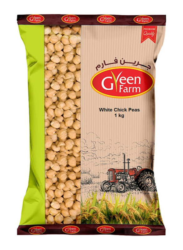 

Green Farm 12mm White Chick Peas, 1 Kg